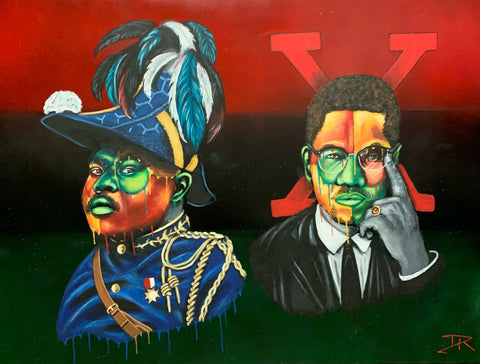 Marcus Garvey x Malcolm X Print